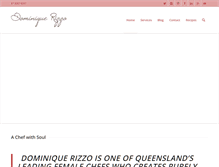 Tablet Screenshot of dominiquerizzo.com